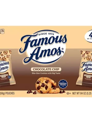 Famous Amos Chocolate Chip Cookies, 2 oz., 42 pk.