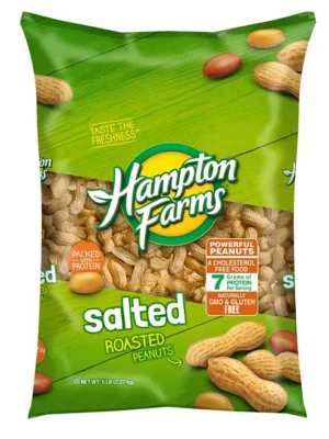 Hampton Farms Salted In-Shell Peanuts, 5 lbs.