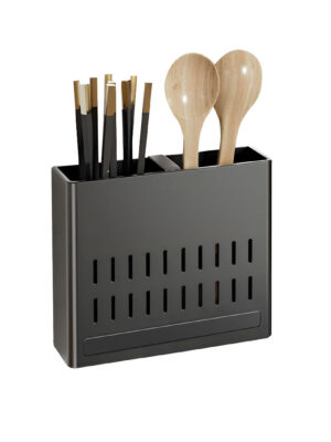 SOGA Wall Mounted Kitchen Utensil Storage Rack Spoon Fork Chopstick Space-Saving Organiser