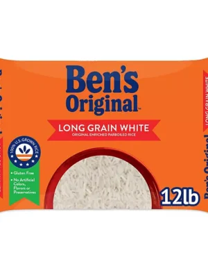 Ben's Original Enriched Long Grain White Parboiled Rice, 12 lbs.