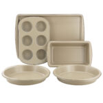 Gibson Home Lyneham 5 Piece Nonstick Steel Bakeware Set