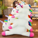 Cartoon Unicorn Shaped Rainbow Color Soft Toy