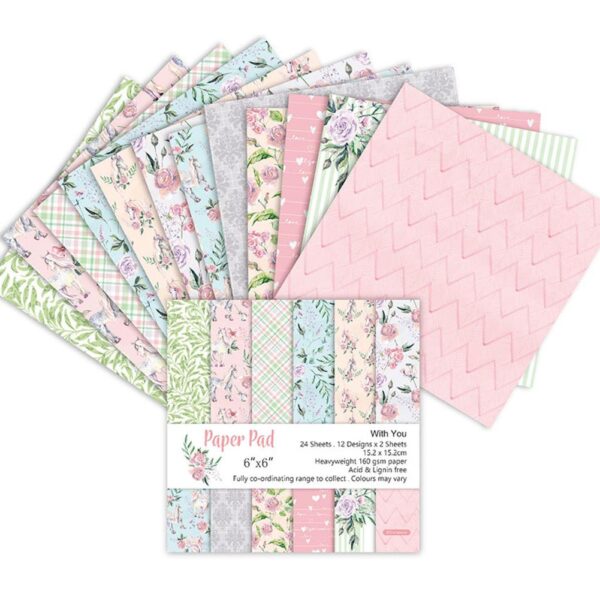 6 Inch DIY Scrapbooking Craft Art Background Paper
