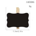 Grocery Wooden Writing Message Meter