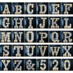 Alphabet Letter LED Lights Lamp Decoration