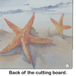 Starfish Glass Cutting Board