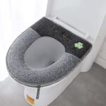 Winter Plush Soft Toilet Seat Cover With Handle