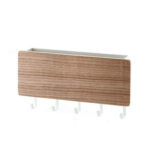 Decorative Simple Small Wall Hooks with Space Saving Storage Rack Holder
