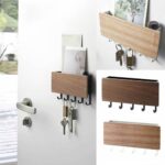 Decorative Simple Small Wall Hooks with Space Saving Storage Rack Holder