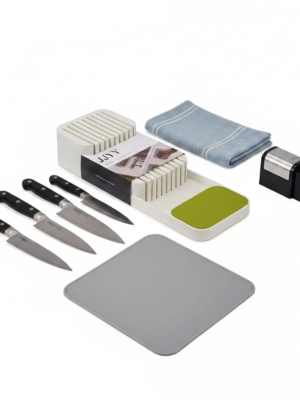 Kitchen knife drawer organizer Knife Storage Box with Separation Slots