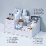 Large Capacity Cosmetic Storage Box with Drawer Organizer