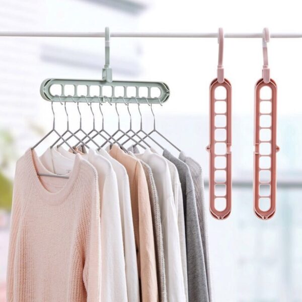 Multi-port Plastic Clothes Hanger