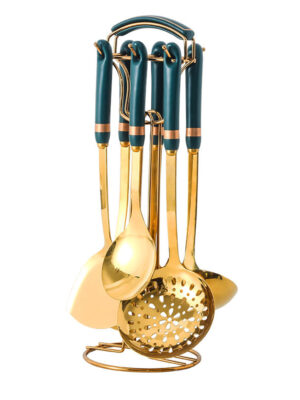 Matte Seven-Piece Kitchen Utensil Set