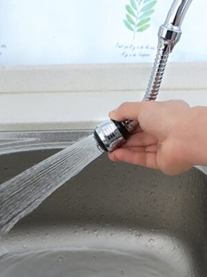 360 Rotatable Bubbler High Pressure Nozzle Filter Tap Adapter