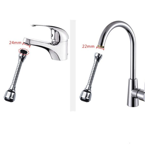 360 Rotatable Bubbler High Pressure Nozzle Filter Tap Adapter