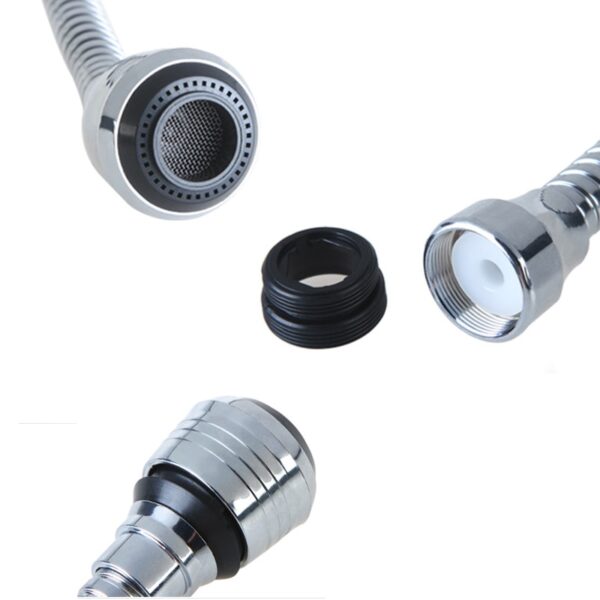 360 Rotatable Bubbler High Pressure Nozzle Filter Tap Adapter