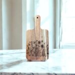 Mushroom Acacia Cutting Board, Engraved Cutting Board, Mushrooms