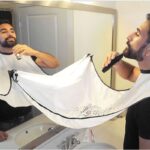 Beard Shave Apron Bib Trimmer Razor Holder