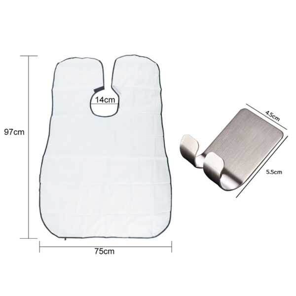 Beard Shave Apron Bib Trimmer Razor Holder