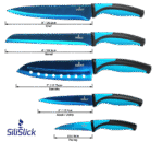 Kitchen Knife Set - Titanium Coated Blades