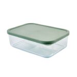 Container Culture 4-Piece Airtight Glass Food Storage Set with Lids, 40.57oz & 57.5oz Mixed Sizes - Soft Sage