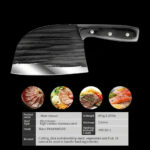 Stainless Steel Meat Cleaver Knife – Easy-Cut Bone & Poultry Knife