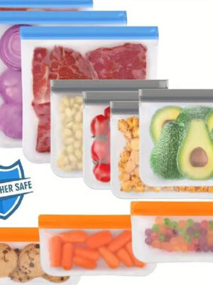 PEVA Refrigerator Split Storage Grocery Bag