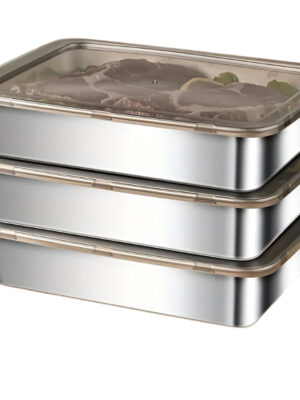 Leak-Proof Stainless Steel Food Storage Containers
