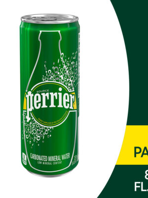 Perrier Carbonated Mineral Water, 8.45 fl oz. Slim Cans (30 Count)